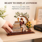 Religious Gifts for Women, God Says I Am Bible Verse Desk Decor for Her - Image 4