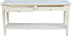 IC International Concepts Spencer Server Extended Length Console Table - Image 10