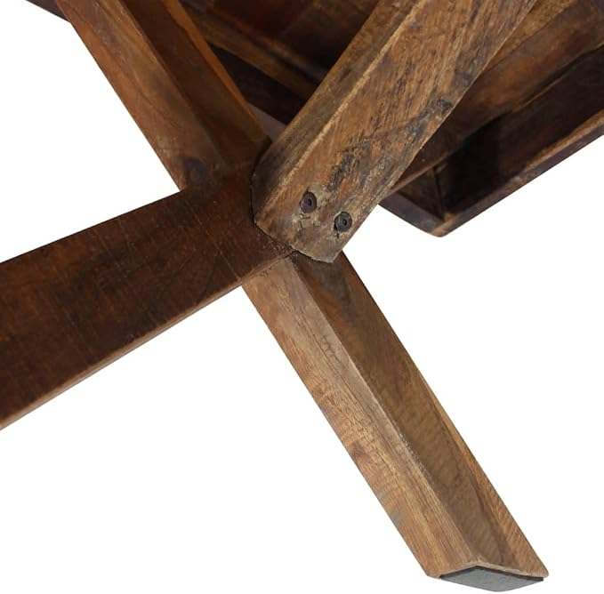 Rustic Farmhouse Rectangular Coffee Table - Image 6