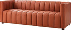 HULALA HOME 83" Genuine Leather Sofa - Image 8