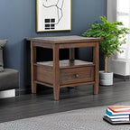 SIMPLIHOME Warm Shaker End Table - Image 6