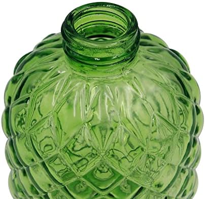 16oz Diamond Pattern Glass Soap Dispenser with Rust Resistant Pump - Image 5