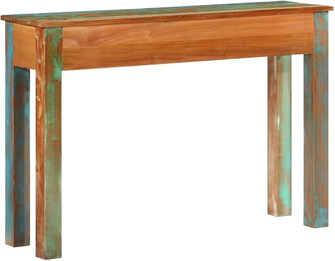Console Table 43.3"x11.8"x29.5" Solid Wood Reclaimed End Table NightstandsSofa - Image 4