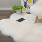 LLB Genuine Sheepskin Area Rug Wool Rug Fur Carpet Fluffy Shaggy Fur Rug - Image 5