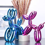 Blue Balloon Dog Decor,Balloon Animal Decor,Shelf Decor Preppy Room Decor,Cute Statue Home Decor, Bedroom Modern Sculpture Desk Decor,Office Gold Decorations Small Figurines - Image 2