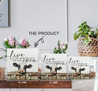 Cow Signs - Farm Cottagecore Animal Office Kitchen Bedroom Decor,Rustic Farmhouse Live like Someone Left the Gate Open Home Decor Wooden Signs,Cow Gifts for Women,8x8 - Image 6