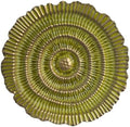 Metal Wall Sculpture, 10'' Round Textured Radiant Sunburst Wall Decor by Picfarce