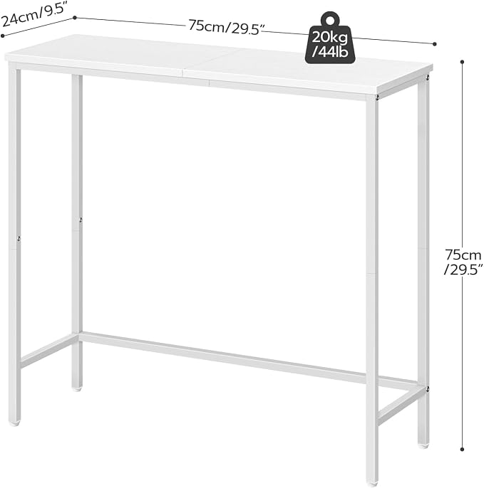 HOOBRO Narrow Console Table, 29.5" Small Entryway Table, Thin Sofa Table - Image 3