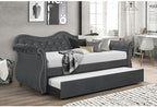 Modern Luxury Upholstery Crystal Tufted Trundle - Image 2
