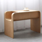Nordic Solid Wood Sofa A Few Angle Mini Small Tea Table is Contracted While - Image 3