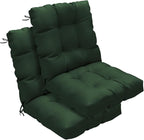 Outdoor Chair Cushions Set of 2, High Back Soft Seat Pad by zanwuhwyd