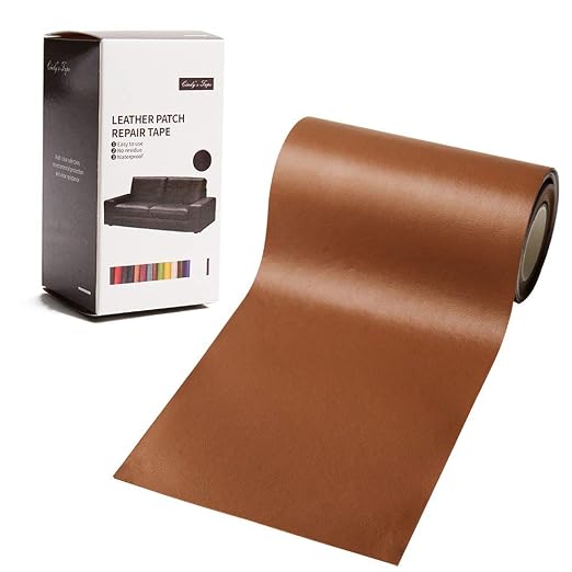 Leather Repair Patch Kit Reddish Brown 3 x 60 inch Leather Repair Tape Self by Cindy%27s+Tape