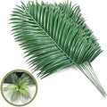 SzJias 12 Pcs Artificial Palm Leaves Palm Branches Plants Tropical Greenery Plant for Leaves Hawaiian Jungle Party for Decorations by SzJias