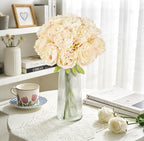 SITUMEIZI 10PCS Artificial Peony Flowers, Real Touch Fake Silk Bouquet with Stems for Home Mothers Day Wedding Party Centerpieces Table Decoration Indoor(Champagne) - Image 6