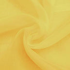 SpaceDresser Yellow Sheer Curtains 4 Panels Rod Pocket Semi-Sheer Curtain 63 - Image 5