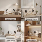 Thinker Statue & Sculpture, Modern Home Decor Statue, Gold Abstract Thinker Sculpture – Desktop Decorative Figurine for Living Room, Office, Shelf, Bedroom, Cabinets - Image 3