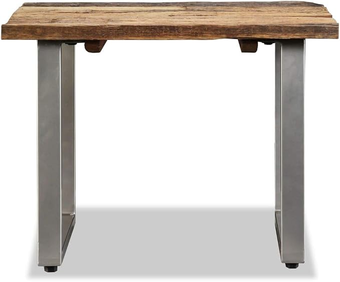Coffee Table Solid Reclaimed Wood 21.7"x21.7"x15.7", Center Table, Side Table - Image 7