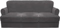 CUCRAF Cushion Sofa Cover 4 Piece Slipcovers, Soft Thick Velvet Couch Cover by CUCRAF