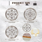 Blulu 3 Pcs Thicken Rustic Wall Decor, Wood Hanging Decor, Popular Style - Image 3