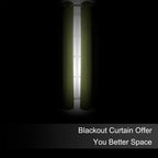 Blackout Curtains 66 x 72 Inch Long Olive Green Curtains Set of 2 Panels Room - Image 3