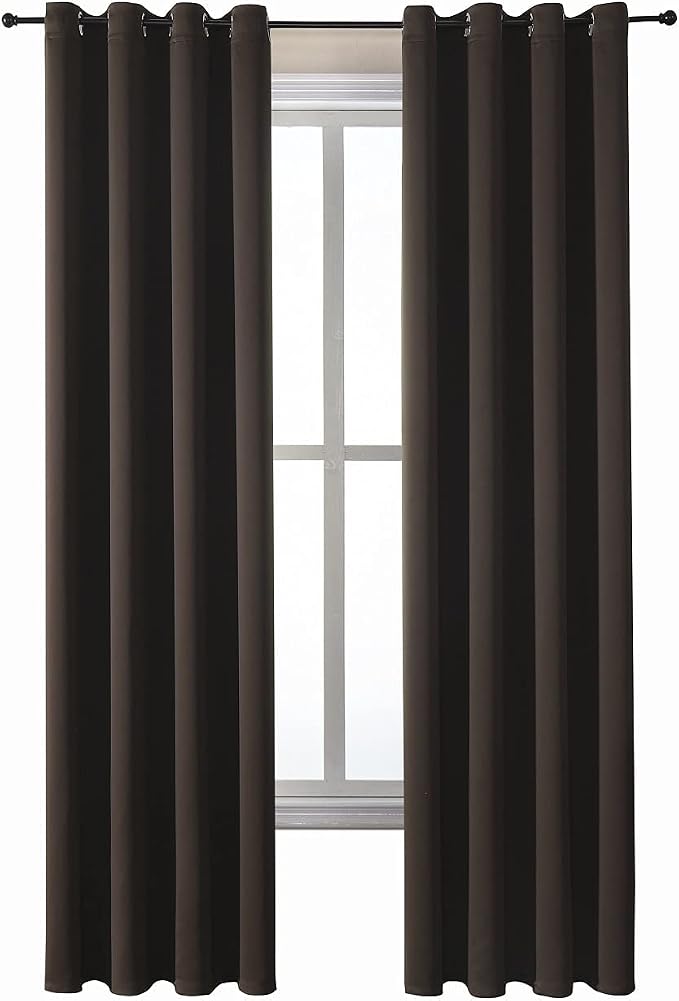 ChrisDowa Blackout Curtains for Bedroom and Living Room 72 Inches Long | 2 - Image 7