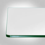 Dulles Glass 24 inch Square Glass Table Top - Image 5