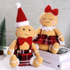 BWFY 2PC Gingerbread Man Christmas Decorations Indoor for Christmas Ornament Home Decor Gingerbread Doll for Gift Door Window Table Tree Holiday Xmas Season Decor - Image 7
