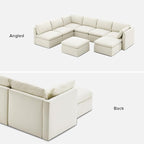 mopio Oversized Modular Sectional Sofa - Image 9