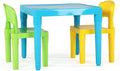 Humble Crew Kids Plastic Table and Chair Set, Toddler Activity Table by HumbleCrew