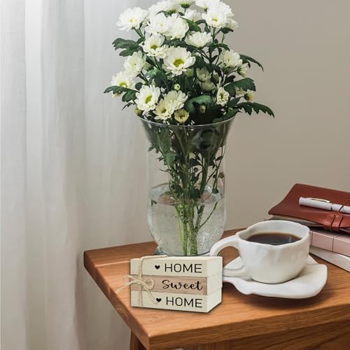 Mini Decorative Books For Home Decor, Small Wood Book Stack For Table Decor, Home Sweet Home decoration Books For Living Room Bookshelf, Farmhouse Stacked Books decoration（L54) - Image 5