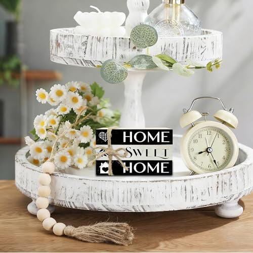 Mini Decorative Books For Home Decor, Small Wood Book Stack For Table Decor, Home Decor Book For Living Room Mantel, Farmhouse Stacked Books Decorative（L42） - Image 3