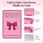 Pink Gradient Bow Metal Sign, Main Character Energy Decor, 8x12 - Image 5