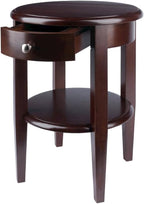 Furnifact Farmhouse End Table Solid Wood by FURNIFACT