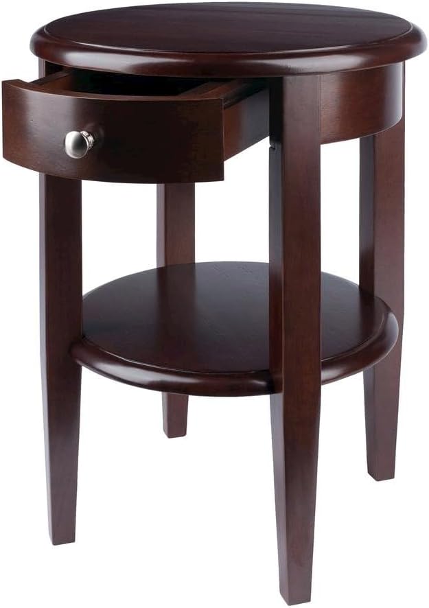 Furnifact Farmhouse End Table Solid Wood by FURNIFACT
