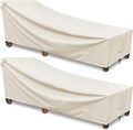 Outdoor Chaise Lounge Covers Waterproof Patio Lounge Chair Covers, 600D by GoldenRaindrop