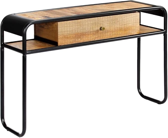 Console Table 46.5"x11.8"x29.5" Solid Mango Wood, End Tables, Accent Tables - Image 4