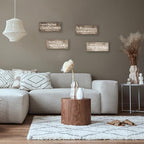 4 Pieces Bible Verses Wall Decor Brown Bathroom Decor Christian Signs Religious Art for Home Motivational Prayer Wall Art for Living Room Office Bedroom Bathroom(Brown,10x4") - Image 6