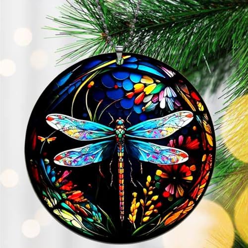Dragonfly Christmas Ornaments 2026, Dragonfly Ornaments for Christmas Tree, Dragonfly Gifts for Women, Unique Christmas Ornaments Beautiful, Dragonflies Gifts - Image 2