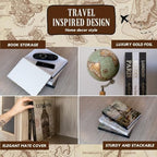 Decorative Books for Home Decor, Beautiful Set of 3. Decorative Boxes, not pages inside. Libros Decorativos para Mesa de Centro, Coffee Table Books. Decorative Boxes for Bookshelf - Image 4
