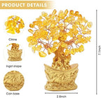 Feng Shui Money Tree Office Home Table Feng Shui Decoration Crystal Money Tree for Wealth and Good Luck - Image 2