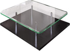Dulles Glass 40 inch Square Glass Table Top - Image 7