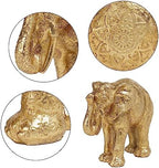 Guichifun Gold Elephant Statue Home Décor Collectible Figurines - Image 4