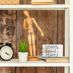 Mini Decorative Books For Home Decor, Small Faux Wood Book Stack Decor, Home Sweet Home Funny Stack Decoration, Stacked Display For Home Nightstand Decoration Housewarming Gifts, Three Pieces -A(21) - Image 4