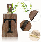 Jetec Cutting Board Eat Sign Set Wall Decor, White, Grey, Dark Brown - Image 4