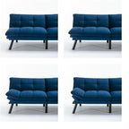 GDFStudio Hayezc Loveseat Sofa, Convertible Sofa Bed, 2-in-1 Folding Modern - Image 7