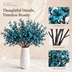 Mandy's 15 Bundles Artificial Teal Baby’s Breath Flowers - Image 4
