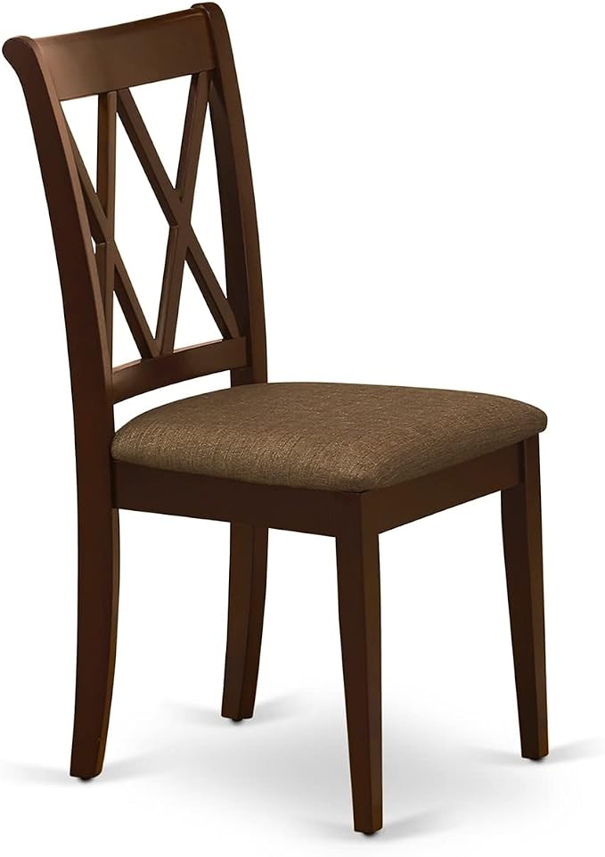 East West Furniture CLC-MAH-C Clarksville Dinette Chairs - Image 5