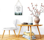 Inspirational Decor Be Still and Know That I am God Psalm 46:10 Christian Gifts Bible Verse Wall Art Scripture Wooden Hanging Sign for Modern Home Office Bathroom Bedroom Decoration 8 x 10 Inches - Image 2