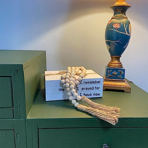 Decorative Books for Home Decor, White Faux Books for Decoration, Rustic Farmhouse Stacked Display Books (I Still Remember) - Image 6