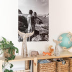 Rustic Wood Whale Tail Decor Nautical Tabletop Decor Beach Coastal Themed - Image 5
